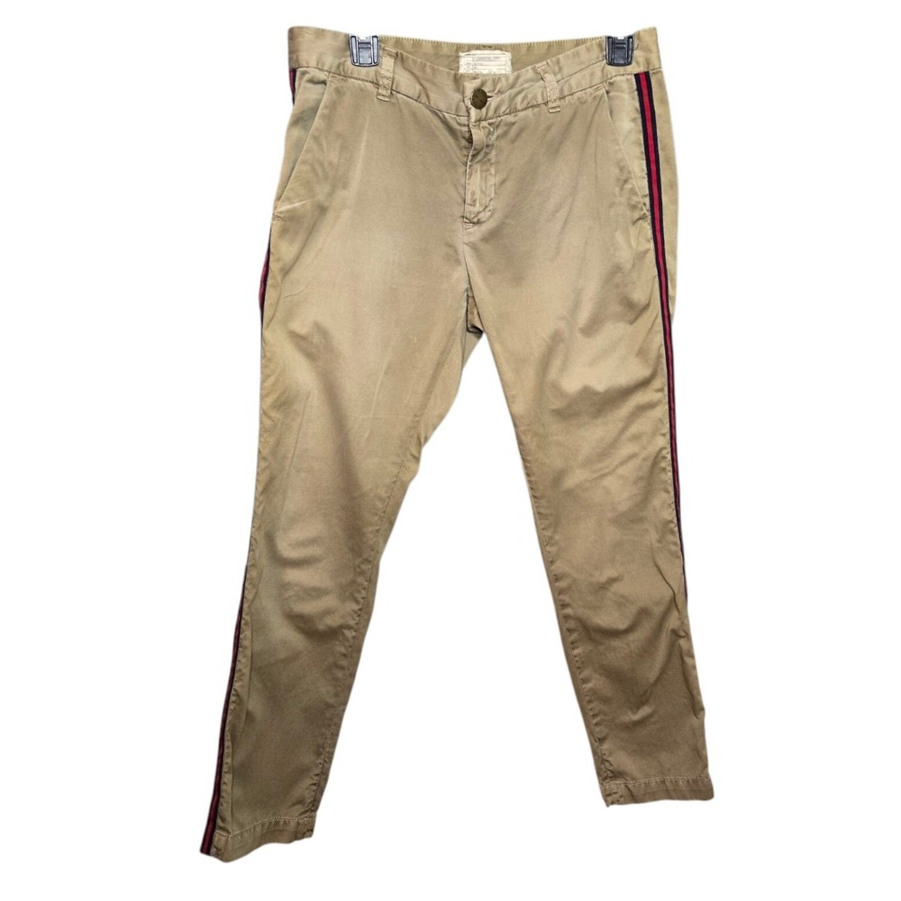 Current/Elliott The Buddy Trouser Vintage Army‎ Stripe Pants Womens Size 26